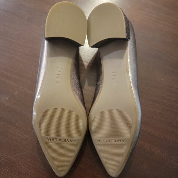 Ann Klein Akkimbra Metallic Taupe Pumps - sz8 NWT - Picture 3 of 3